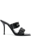 Alexander McQueen 100mm Buckled Leather Sandals
