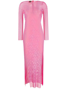  Santa Brand rhinestone-embellished maxi dress