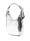 By Far Pre Cosmo metallic top-handle bag