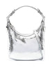 By Far Pre Cosmo metallic top-handle bag