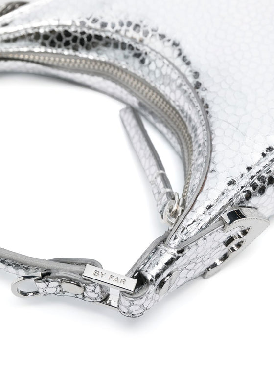 By Far Pre Cosmo metallic top-handle bag