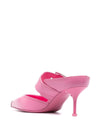 Alexander McQueen 75mm Metallic toe-cap Detail Mules