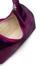 By Far Pre By Far glitter-detail shoulder bag