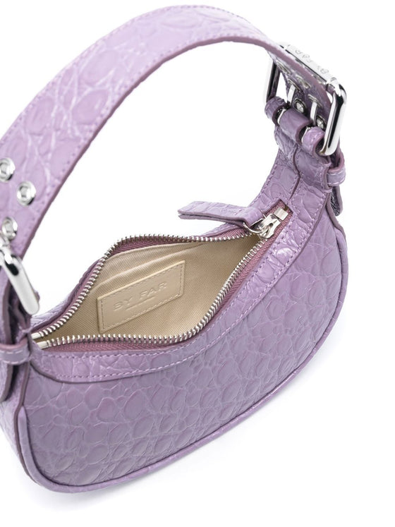 By Far Pre By Far mini Soho crocodile-effect shoulder bag