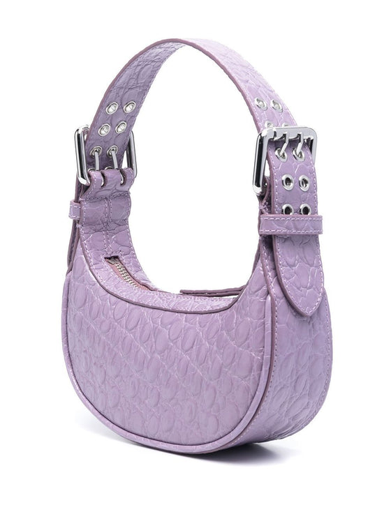 By Far Pre By Far mini Soho crocodile-effect shoulder bag