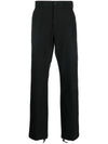 Alexander McQueen drawstring-hem Cotton Trousers