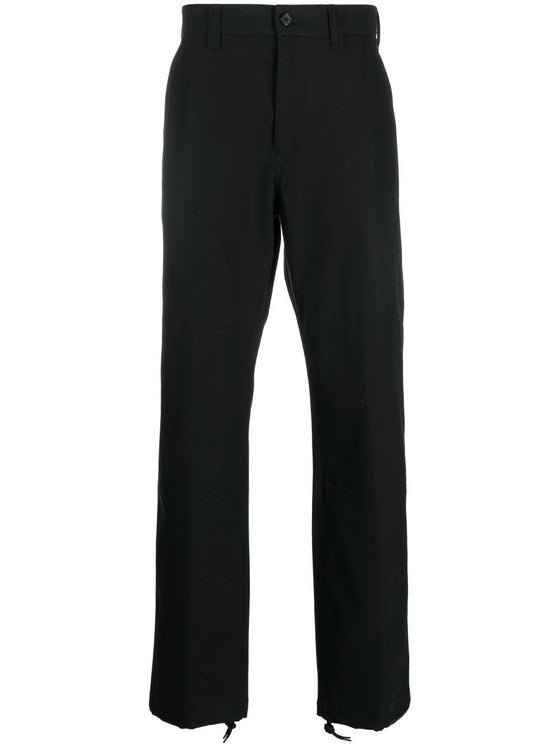 Alexander McQueen drawstring-hem Cotton Trousers