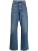 Alexander Mcqueen wide-leg panelled jeans