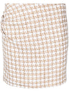 Iro Garna cotton blend silk mini skirt