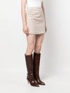 Iro Garna cotton blend silk mini skirt
