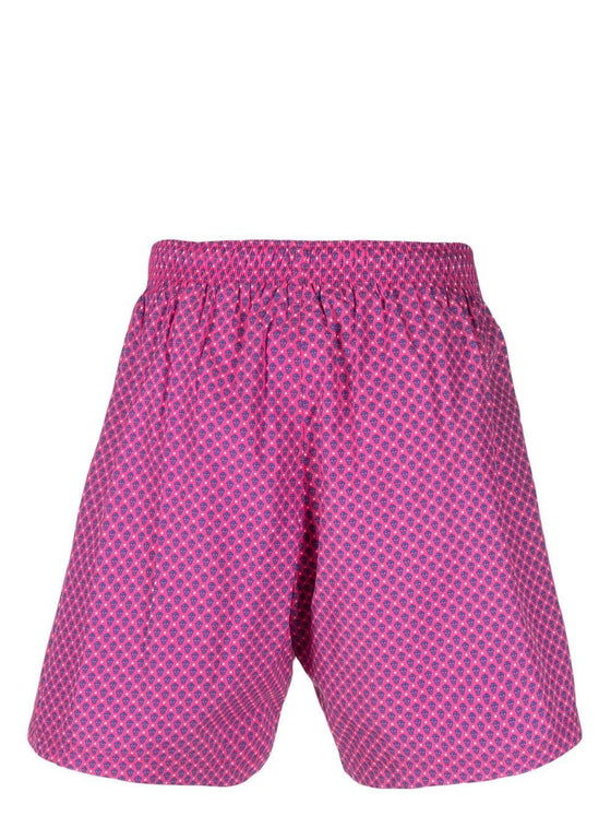 Alexander McQueen skull motif swim shorts