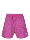 Alexander McQueen skull motif swim shorts