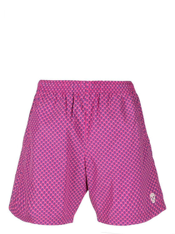 Alexander McQueen skull motif swim shorts