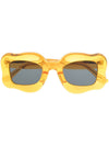 Bonsai oversized curved-frame sunglasses