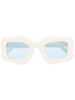 Bonsai oversized curved-frame sunglasses