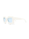 Bonsai oversized curved-frame sunglasses