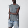 Satisfy MothTech Faded Black tank top with perforations