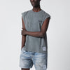 Satisfy MothTech Faded Black tank top with perforations
