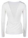 Liviana Conti Long sleeve cotton blend t-shirt