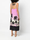 Palm Angels Sunset print midi dress
