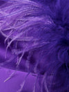 P.A.R.O.S.H. Feathered mini dress