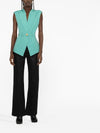 Balmain Sleeveless belted jacket