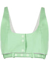 Ganni cropped tank top