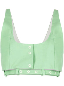  Ganni cropped tank top