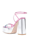 Haus Of Honey  Wannabe Mirror Leather Sandals