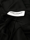 Saint Laurent draped sleeveless jersey dress