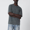 Satisfy MothTech Faded Black T-shirt with perforations