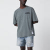 Satisfy MothTech Faded Black T-shirt with logo print