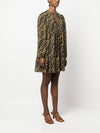 Mmk Printed midi dress