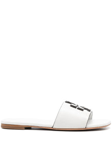  Tory Burch Logo Embossed Slides