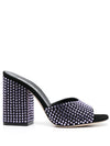 Paris Texas Holly Anja crystal-embellished sandals.