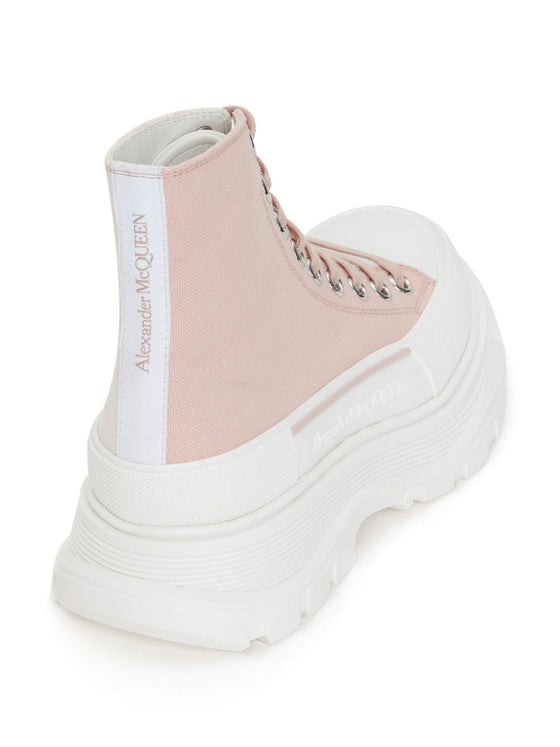 Alexander McQueen oversized sole ankle boots