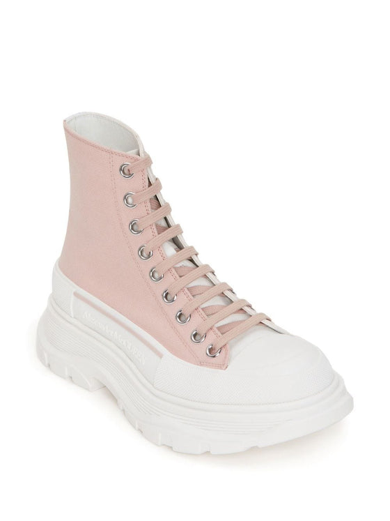 Alexander McQueen oversized sole ankle boots