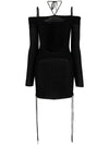 AndreĀdamo AndreÄdamo Knit ribbed mini dress