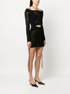 AndreĀdamo AndreÄdamo Knit ribbed mini dress