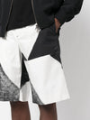 Alexander McQueen abstract-print cotton bermuda shorts