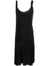 Victoria Beckham Asymmetric fringe mini dress