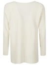 Liviana Conti Ribbed viscose sweater