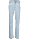 032C Patchwork organic cotton jeans