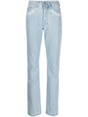 032C Patchwork organic cotton jeans
