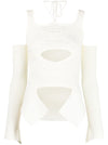 ANDREĀDAMO Andrea Adamo Top White
