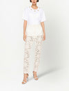 Dolce & Gabbana Floral lace trousers