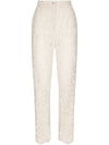 Dolce & Gabbana Floral lace trousers