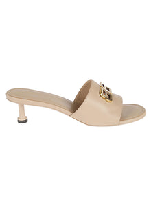  Balenciaga leather Groupie heeled mules