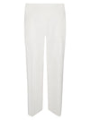 Via Masini 80 Straight leg linen blend trousers