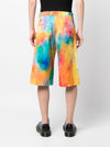 Études Ãtudes Tie-dye print cotton shorts